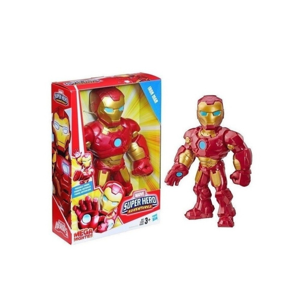 Playskool Heroes Marvel Super Hero Adventures Mega Mighties Iron Man NEW!โ
